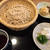 ざるそばと焼肉