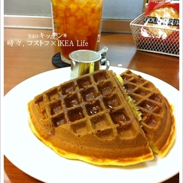 ワッフル＆長男とファミレスデート♪