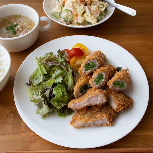 豚カツと、肉巻きカツ