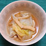 白菜と油揚げの煮浸し