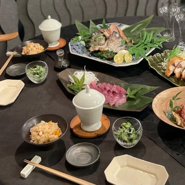 「江ノ島フィッシャーマンズマルシェ」で買ったマグロで、まぐろ三昧の夜ごはん