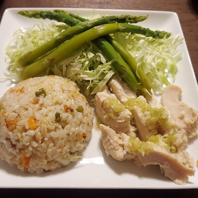 炊飯器で作るカオマンガイ