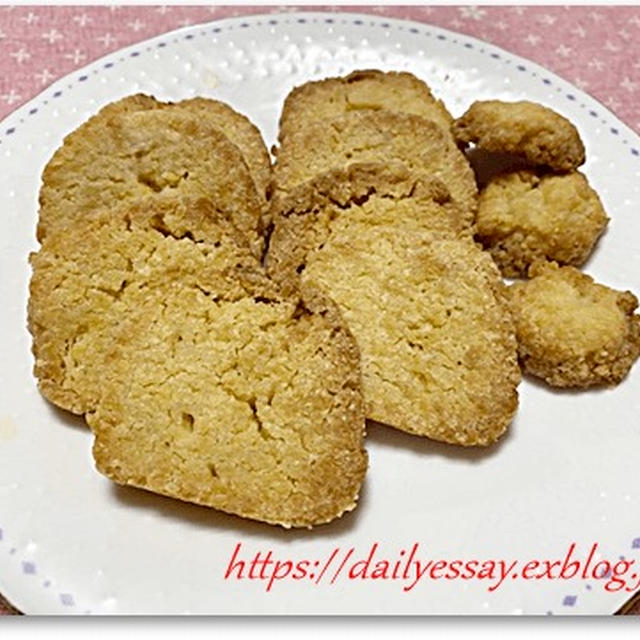 ポリで出作る簡単「米粉クッキー」
