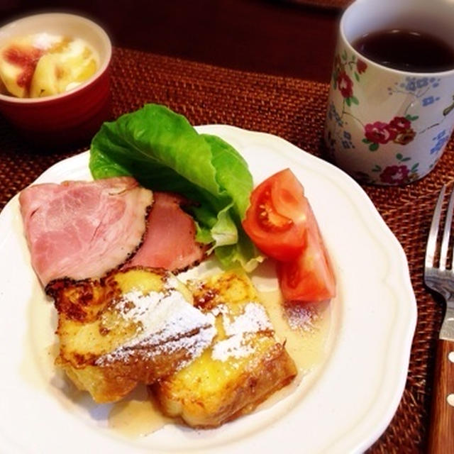 食パンで簡単フレンチトースト