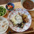 茄子とチーズのフライパン重ね焼き&小豆ともち麦のスープ