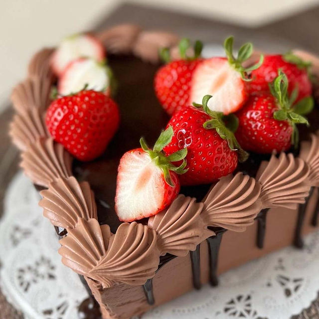 バレンタインチョコレートケーキ