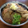 今日の麺は「牡丹鍋うどん」