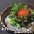 漬け卵黄の薬味丼