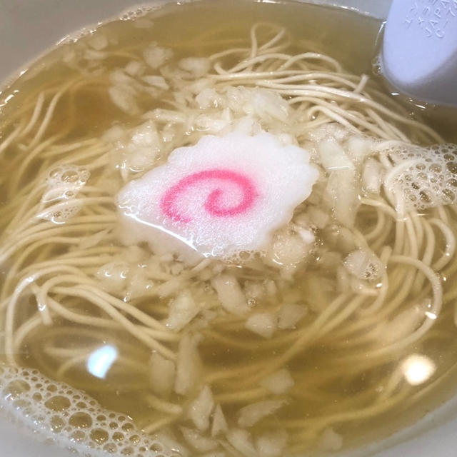 【大阪　福島】別邸三く　朝ラーメン　朝から麺活　シンプルな塩煮干しかけそば　