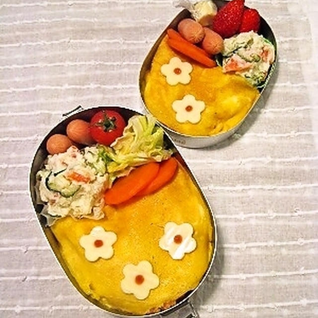 オムライス弁当とレシピ掲載のお知らせ