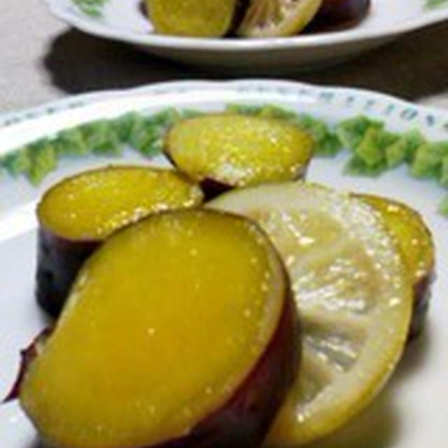 「薩摩芋のレモン煮」