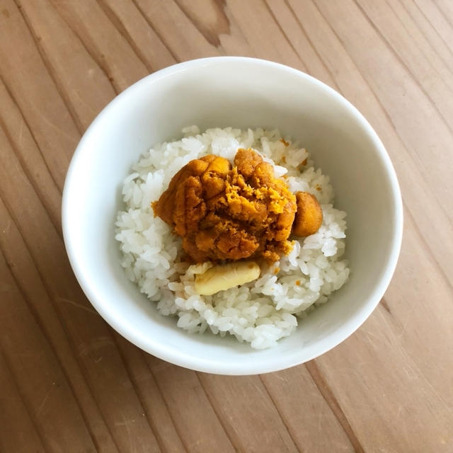 焼うにバターしょうゆごはん