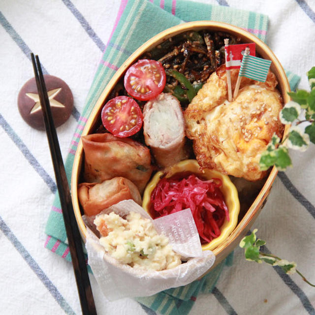 フライドエッグの照り焼き乗っけ弁
