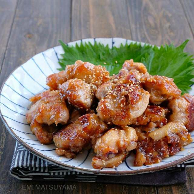 揚げずに簡単！梅おかかぽん酢チキン