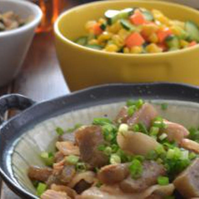 豚こん炒めで、作ってみました。
