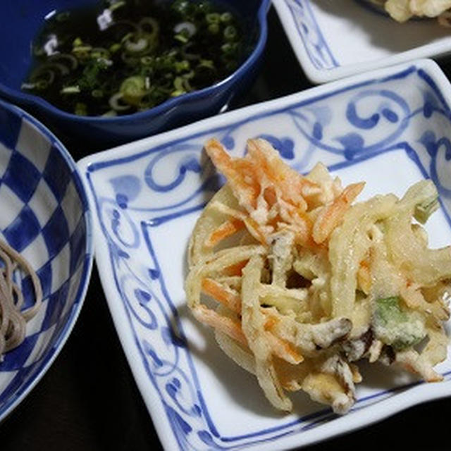 5月13日　　かき揚げ天蕎麦