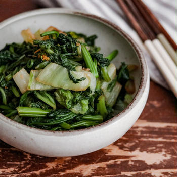 こんな副菜ほしかった！冷蔵庫の余り物で作るしょうが醤油のお浸し♡大人の副菜