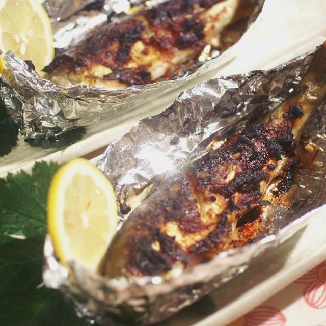 《居酒屋メニューde晩ご飯》鮎の味噌ホイル焼き／季節の天麩羅／珍品！！アオノリュウゼツ蘭