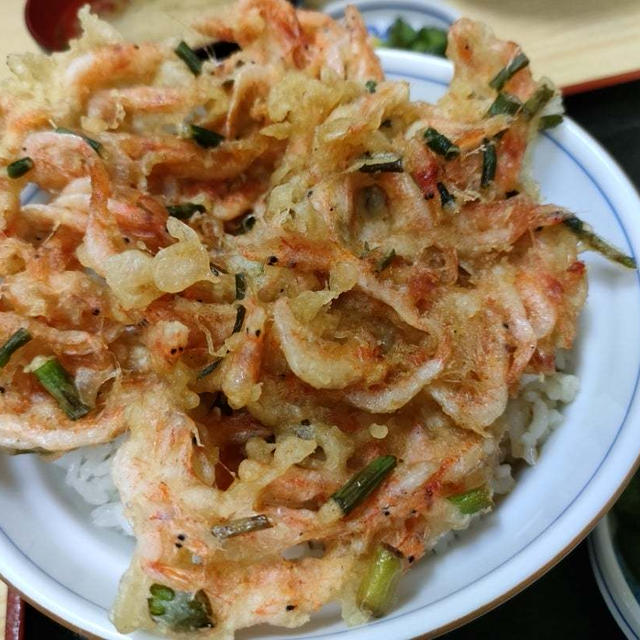 人の心の温かさに触れた、サックサク桜えび天丼