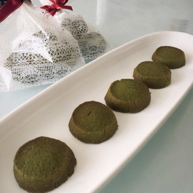 抹茶のサブレ。