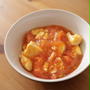 トマトと卵と豆腐の中華風炒め　簡単でヘルシーなのにうまい！
