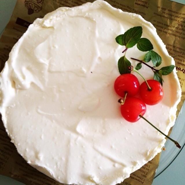 さっぱり♡レアチーズケーキ
