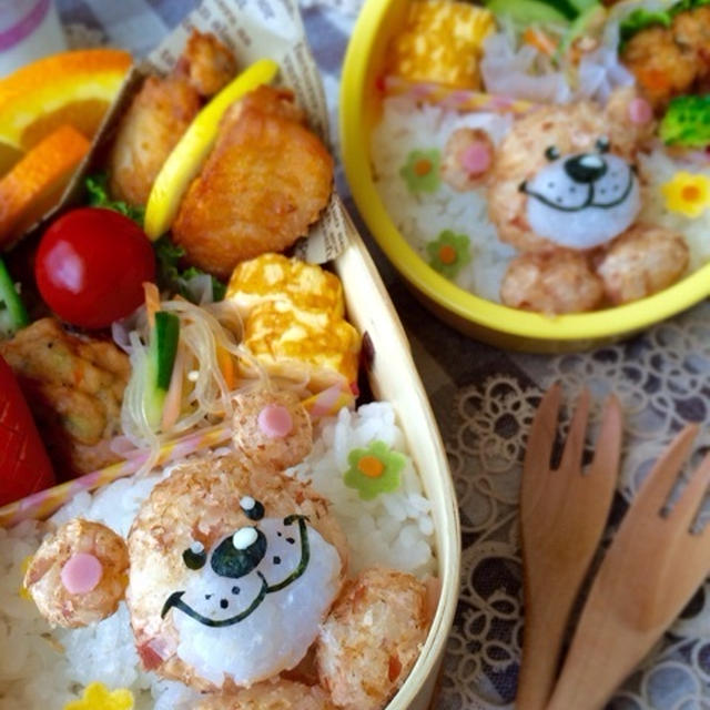 スージーズーから♪ブーフのお揃い弁当&部活応援弁当