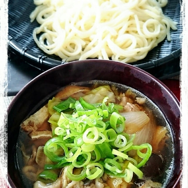 春野菜の肉汁うどん（モニターレシピ）＆ももパパの樹の下でピクニック♪