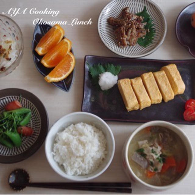 入学式の朝ご飯◡̈♥︎