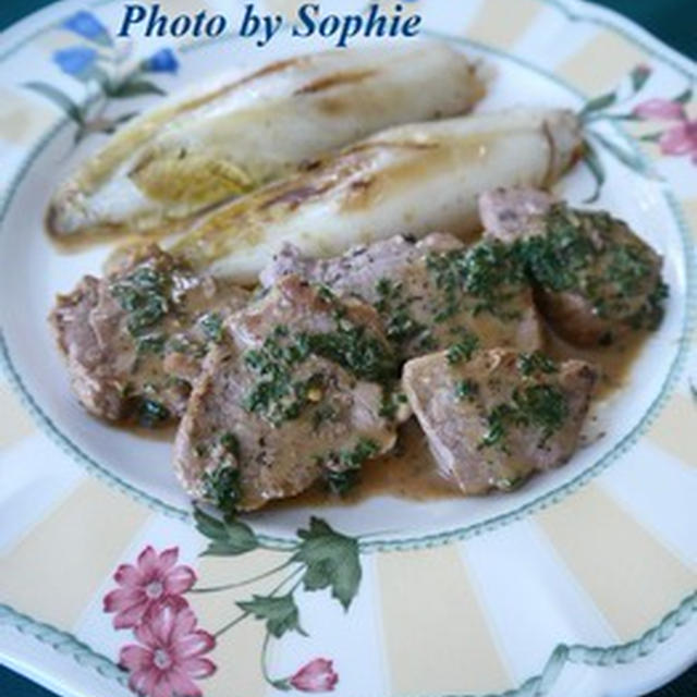豚ヒレ肉のメダリオン チコリ添えのレシピ By ソフィーさん レシピブログ 料理ブログのレシピ満載