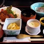 刺身と茶碗蒸しが美味しいランチ