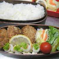 お弁当♪「メンチカツ」