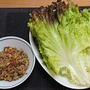 豚ひき肉と野菜と春雨炒めのレタス包み(生菜包肉菘)