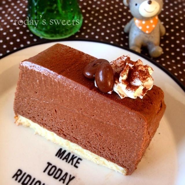 簡単♡なめらかチョコレートムースケーキ♡