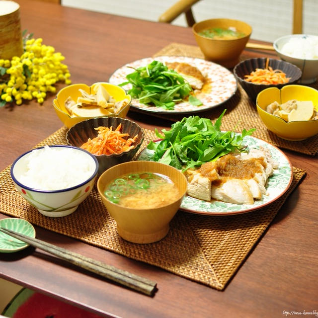 胸肉のしっとりソテーの献立とはんぺんとてんぷらのレシピ、朝から母さんは大忙し
