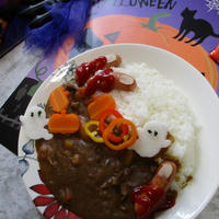 休日に作って楽しんだハロウィンカレー♡楽できる皿とお鍋の洗い方公開！キュキュットあとラクミスト！