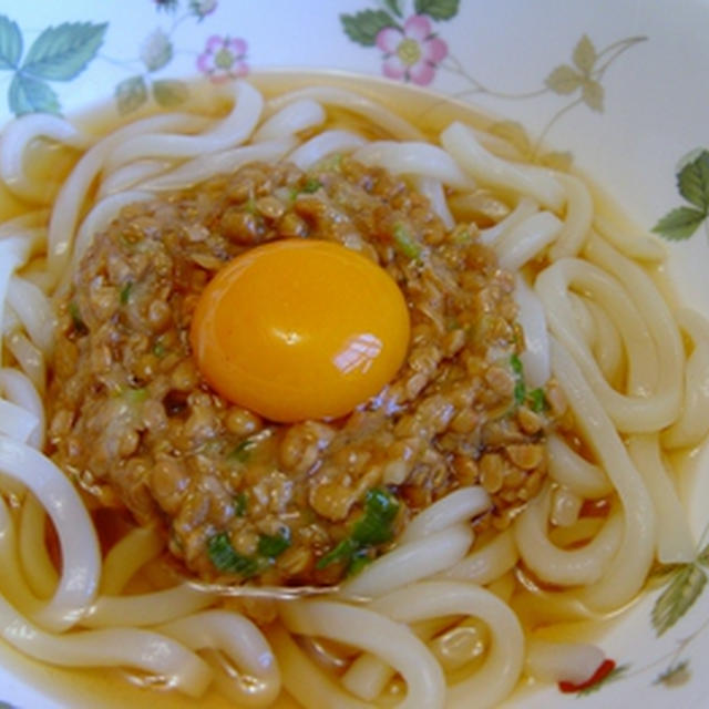 ひきわり納豆うどん