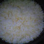湯立てで白米（９３９）。。。北海道石狩平野砂川産特別栽培米ゆめぴりか・白米（あいざわ米店）と茨城県産うまかっぺコシヒカリ玄米・新米（あいざわ米店）