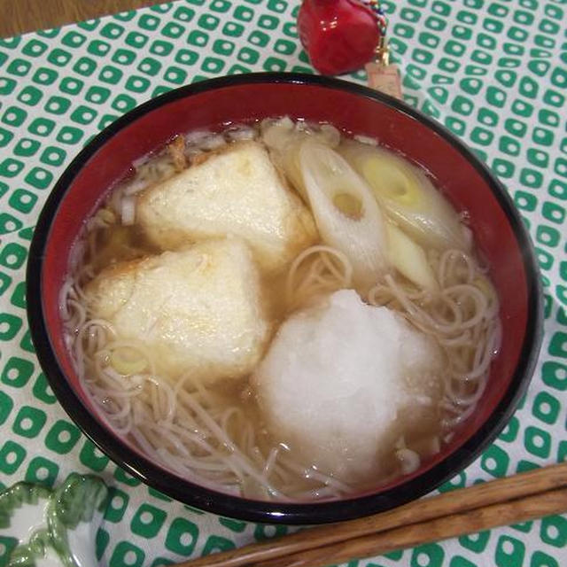 揚げ出し豆腐にゅうめん