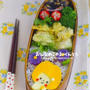 『リンゴの型から女の子』のキャラ弁