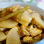 ■菜園野菜で　簡単な常備菜【大根と蕗の甘辛炒め煮】
