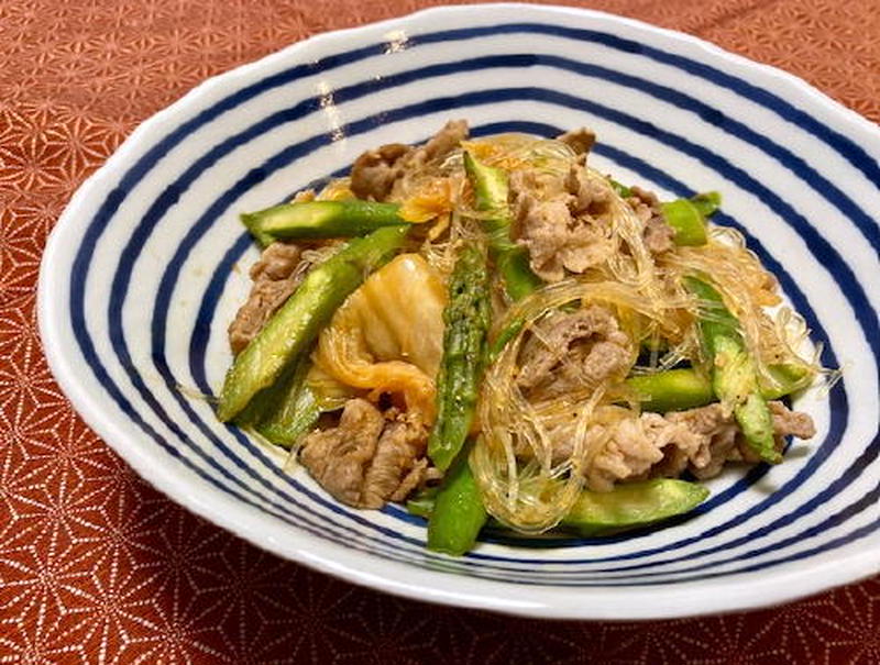 22/05/30　豚肉とキムチの春雨煮