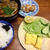 出し巻き卵の朝ごはん。きつね蕎麦。肝機能検査の結果
