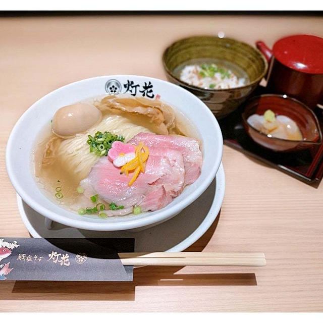 「特製鯛塩らぁ麺」と「胡麻鯛茶漬け」@鯛塩そば 灯花 浦和パルコ店