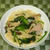 ホウレン草ときのこの和風パスタ