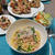 塩鮭とほうれん草のクリームパスタ