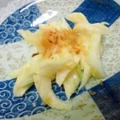 キャベツの芯の浅漬け