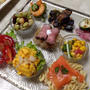 デパ地下のお惣菜と牛もも肉のステーキ