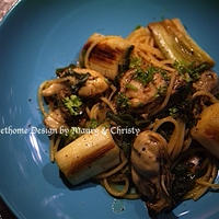 ◆旬の牡蛎とねぎのペペロンチーノ