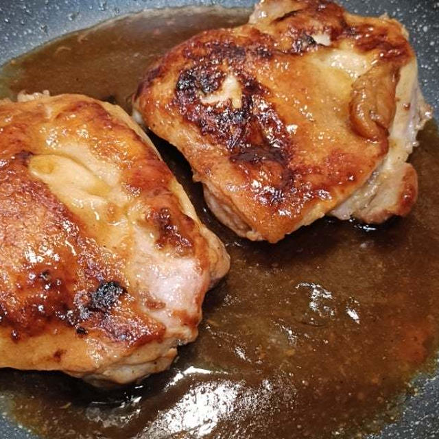 PTAの予定ゾクゾク鶏もも肉のてりやき＼(^o^)／